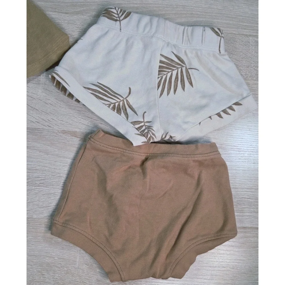 earthy neutral baby bundle rylee‎ + cru arq bloomers minimalist set 6-12m